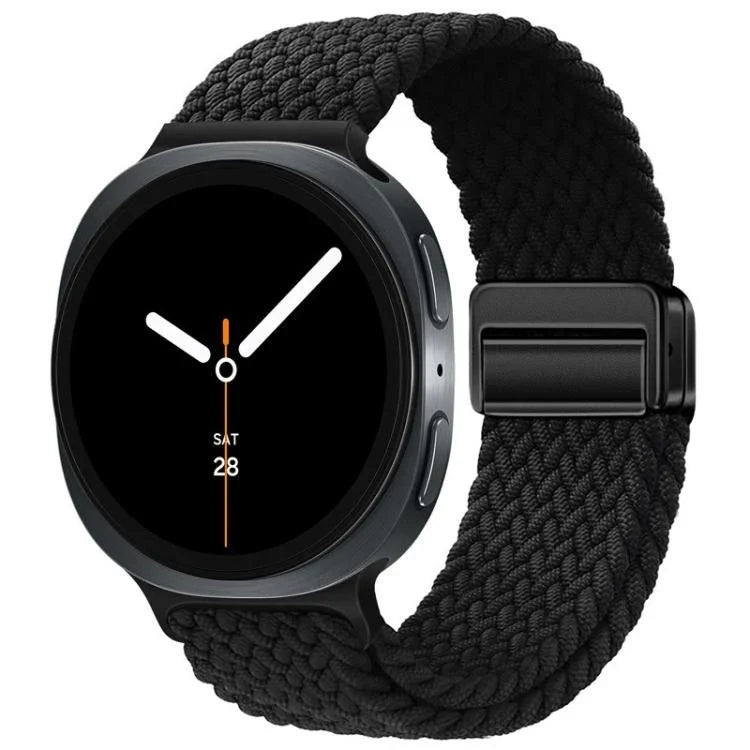 Dây đồng hồ nylon bện khóa nam châm vòng, dành cho Samsung Galaxy Watch8 / Watch8 Classic