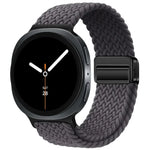 Dây đồng hồ nylon bện khóa nam châm vòng, dành cho Samsung Galaxy Watch8 / Watch8 Classic