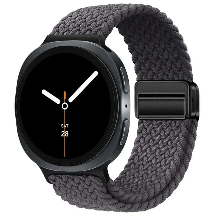 Dây đồng hồ nylon bện khóa nam châm vòng, dành cho Samsung Galaxy Watch8 / Watch8 Classic