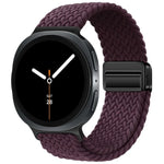 Dây đồng hồ nylon bện khóa nam châm vòng, dành cho Samsung Galaxy Watch8 / Watch8 Classic