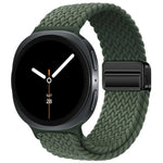 Dây đồng hồ nylon bện khóa nam châm vòng, dành cho Samsung Galaxy Watch8 / Watch8 Classic