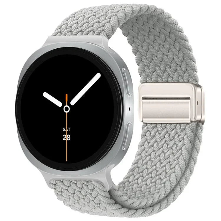 Dây đồng hồ nylon bện khóa nam châm vòng, dành cho Samsung Galaxy Watch8 / Watch8 Classic