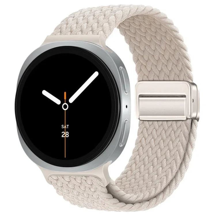 Dây đồng hồ nylon bện khóa nam châm vòng, dành cho Samsung Galaxy Watch8 / Watch8 Classic