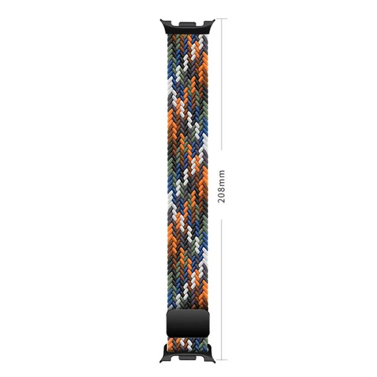 Dây đồng hồ nylon bện khóa nam châm vòng, dành cho Samsung Galaxy Watch8 / Watch8 Classic