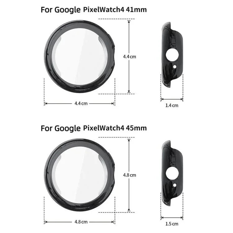 Ốp bảo vệ đồng hồ TPU mạ điện phủ toàn bộ, Dành cho Google Pixel Watch4 45mm, Dành cho Google Pixel Watch4 41mm