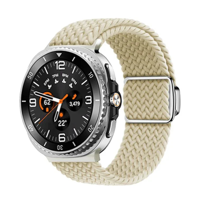 Dây đồng hồ nylon bện khóa nam châm, dành cho Samsung Galaxy Watch8 / Watch8 Classic