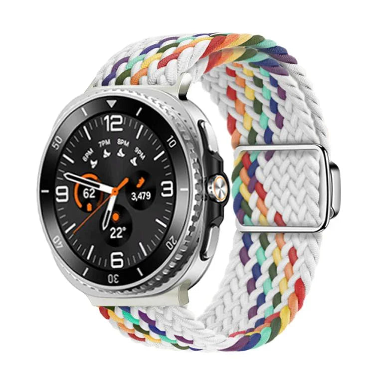 Dây đồng hồ nylon bện khóa nam châm, dành cho Samsung Galaxy Watch8 / Watch8 Classic