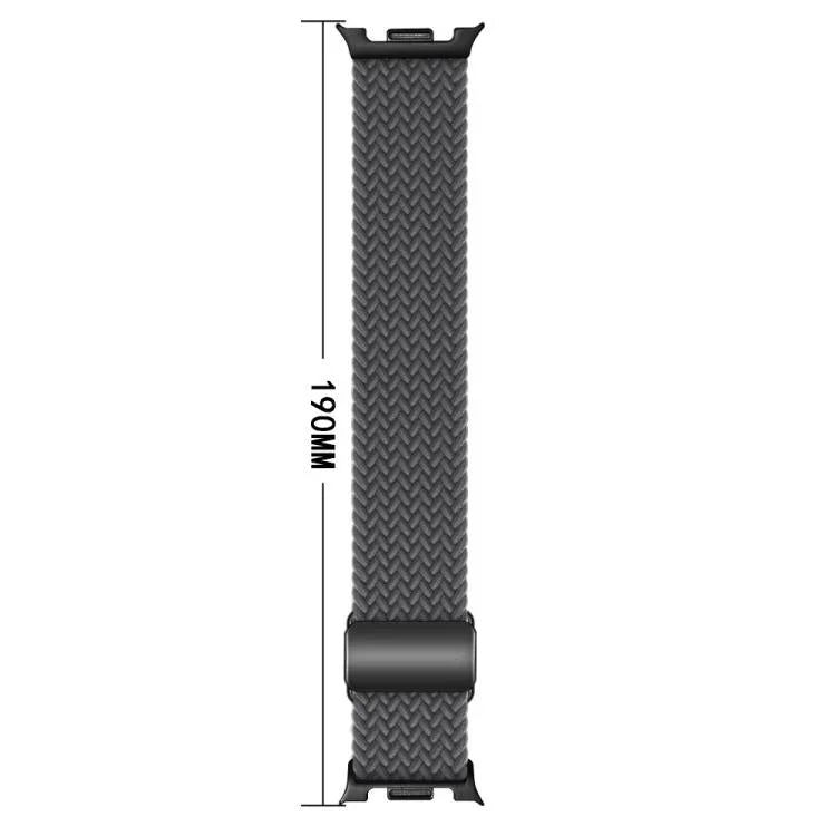 Dây đồng hồ nylon bện khóa nam châm, dành cho Samsung Galaxy Watch8 / Watch8 Classic