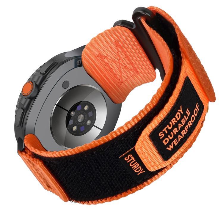 Dây đồng hồ nylon hai đoạn khóa móc và vòng, dành cho Samsung Galaxy Watch8 / Watch8 Classic