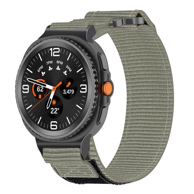 Dây đồng hồ nylon hai đoạn khóa móc và vòng, dành cho Samsung Galaxy Watch8 / Watch8 Classic