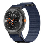 Dây đồng hồ nylon hai đoạn khóa móc và vòng, dành cho Samsung Galaxy Watch8 / Watch8 Classic