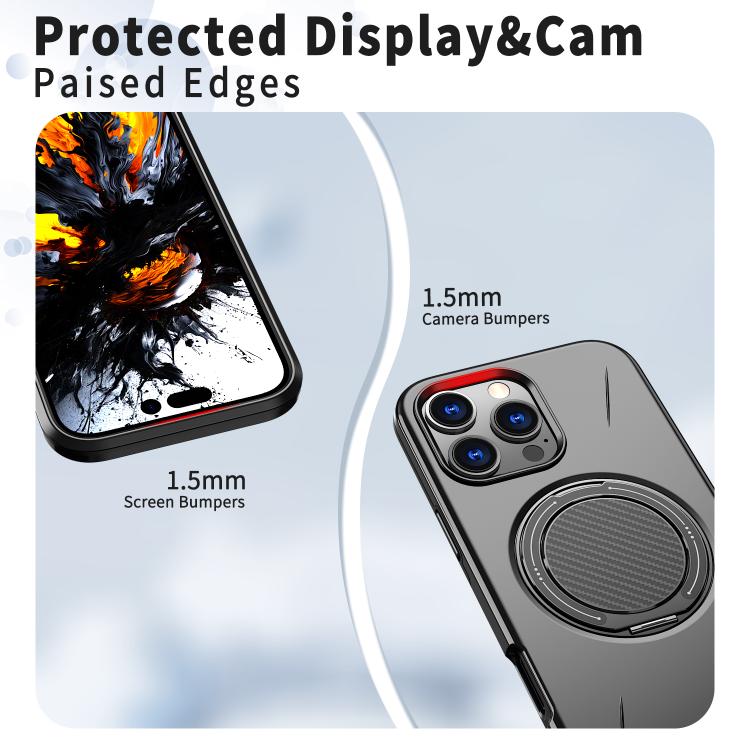 Ốp lưng điện thoại PC Kalebol nam châm MagSafe xoay, dành cho iPhone 14 Pro, iPhone 14 Pro Max, iPhone 13 Pro Max, iPhone 13 Pro, iPhone 13