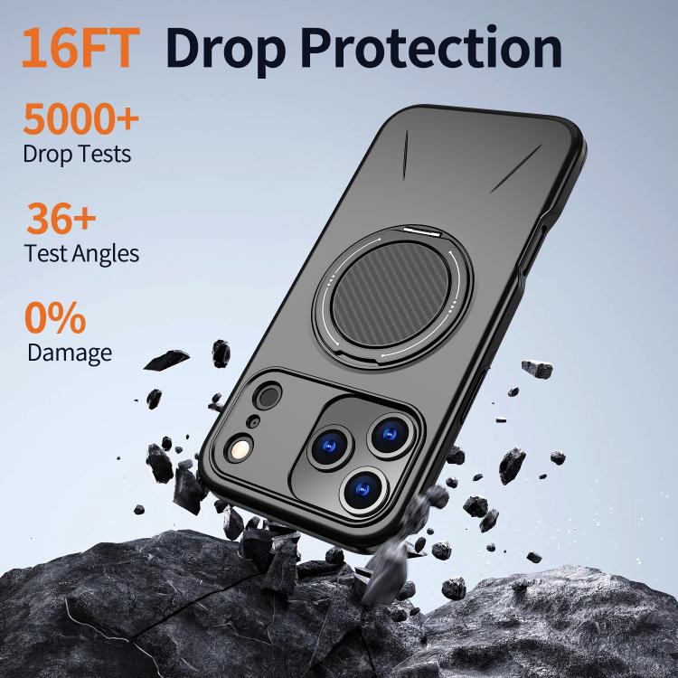 Ốp lưng điện thoại PC Kalebol nam châm MagSafe xoay, dành cho iPhone 17 Pro Max, iPhone 17 Pro, iPhone 17, iPhone Air, iPhone 16 Pro Max, iPhone 16 Pro