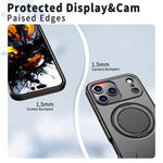 Ốp lưng điện thoại PC Kalebol nam châm MagSafe xoay, dành cho iPhone 17 Pro Max, iPhone 17 Pro, iPhone 17, iPhone Air, iPhone 16 Pro Max, iPhone 16 Pro