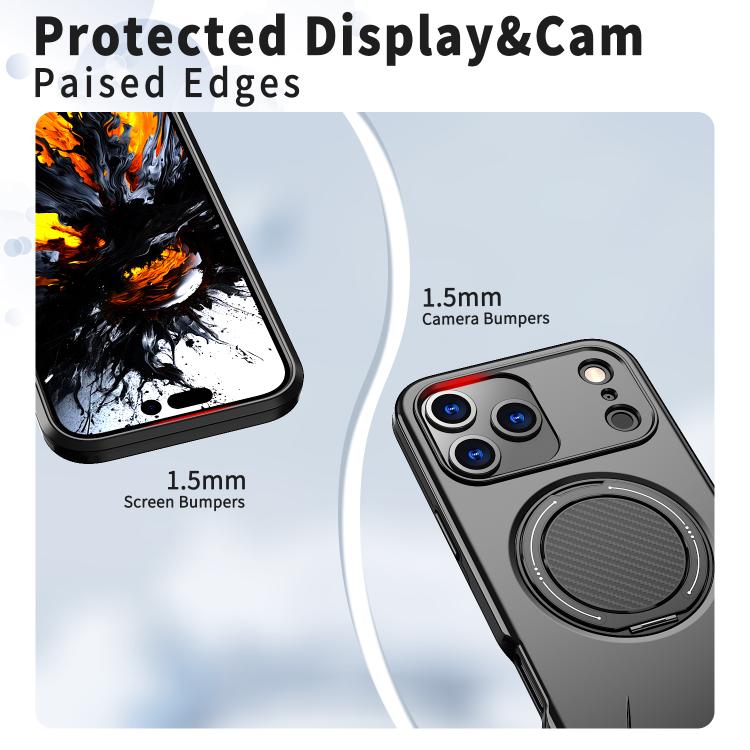 Ốp lưng điện thoại PC Kalebol nam châm MagSafe xoay, dành cho iPhone 17 Pro Max, iPhone 17 Pro, iPhone 17, iPhone Air, iPhone 16 Pro Max, iPhone 16 Pro