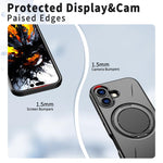 Ốp lưng điện thoại PC Kalebol nam châm MagSafe xoay, dành cho iPhone 16 Plus, iPhone 16, iPhone 15 Pro Max, iPhone 15 Pro, iPhone 15, iPhone 14