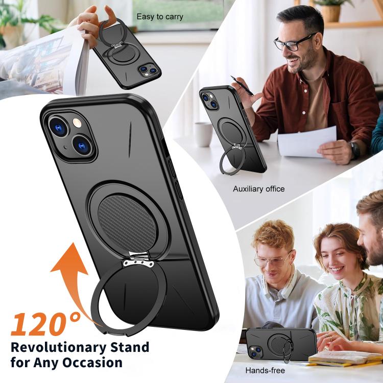 Ốp lưng điện thoại PC Kalebol nam châm MagSafe xoay, dành cho iPhone 14 Pro, iPhone 14 Pro Max, iPhone 13 Pro Max, iPhone 13 Pro, iPhone 13