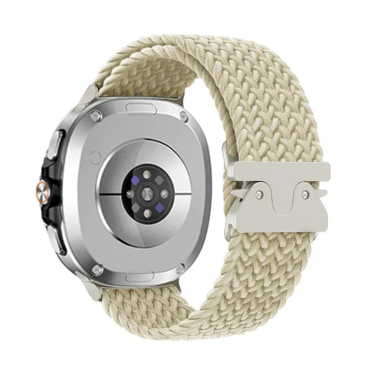 Dây đồng hồ nylon bện khóa dù, dành cho Samsung Galaxy Watch8 / Watch8 Classic