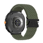 Dây đồng hồ nylon bện khóa dù, dành cho Samsung Galaxy Watch8 / Watch8 Classic