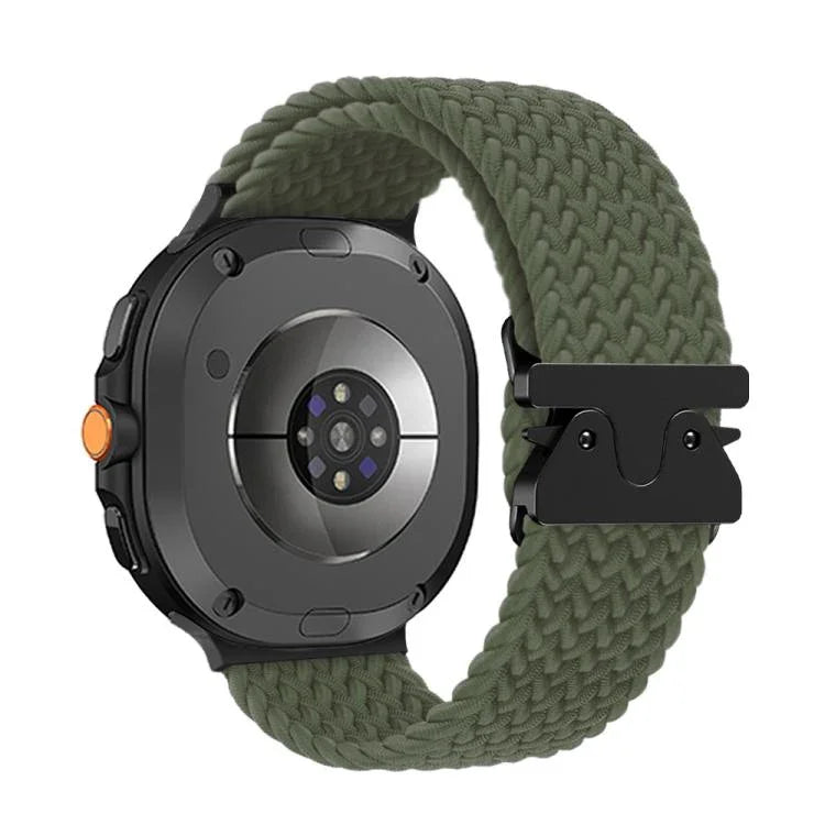 Dây đồng hồ nylon bện khóa dù, dành cho Samsung Galaxy Watch8 / Watch8 Classic