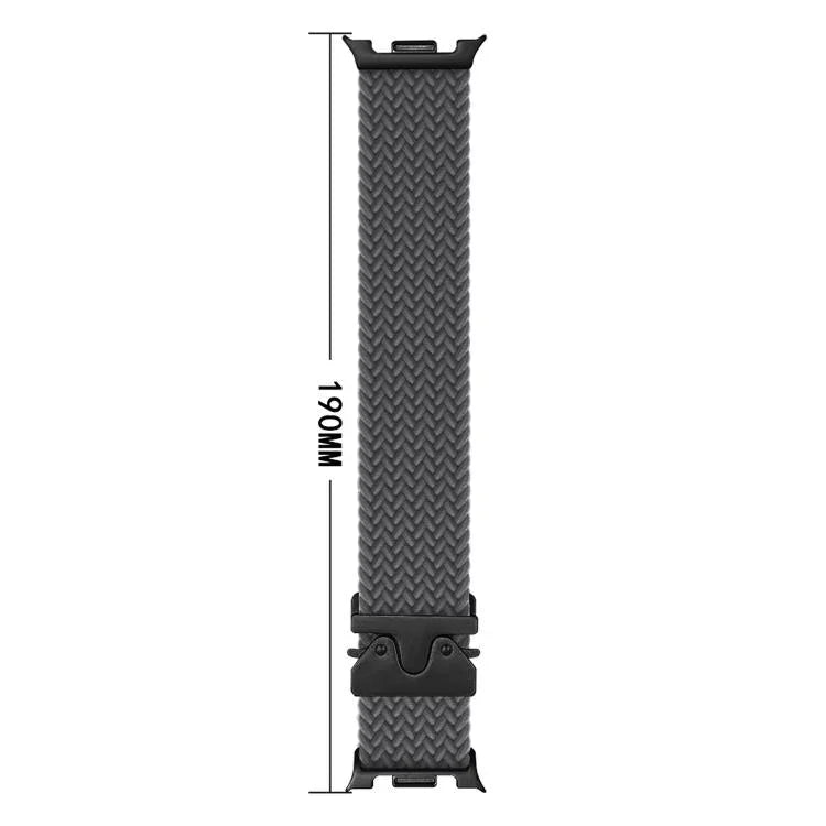 Dây đồng hồ nylon bện khóa dù, dành cho Samsung Galaxy Watch8 / Watch8 Classic