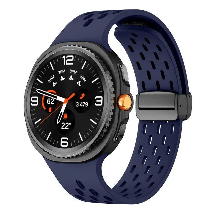 Dây đồng hồ silicone lưới từ tính, Dành cho Samsung Galaxy Watch8 / Watch8 Classic