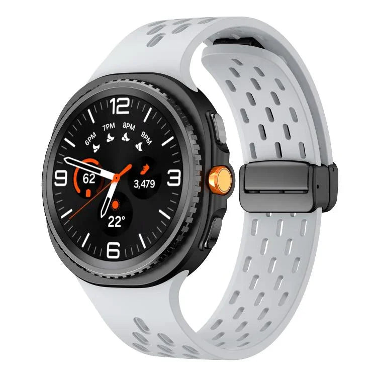 Dây đồng hồ silicone lưới từ tính, Dành cho Samsung Galaxy Watch8 / Watch8 Classic