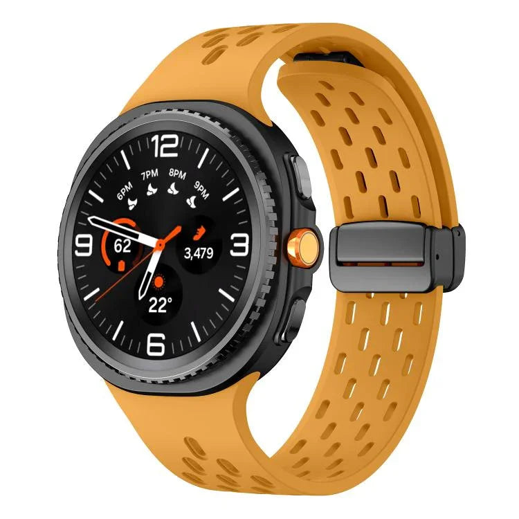 Dây đồng hồ silicone lưới từ tính, Dành cho Samsung Galaxy Watch8 / Watch8 Classic