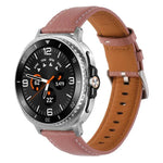 Lychee Texture Genuine Leather Watch Band, For Samsung Galaxy Watch8 / Watch8 Classic