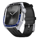 Dây Đeo Đồng Hồ Silicone Khung Kim Loại Tích Hợp Mô Hình Tỉ Lệ, Dành Cho Apple Watch Series 10 46mm