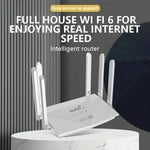 Bộ phát WiFi LTE WiFi6 4G 6 ăng-ten 4 cổng LAN phiên bản Á-Âu WR900-E, WR900-E