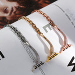 Dây Đeo Đồng Hồ Đầu Rắn Đính Zircon Mạ Đồng, Dành Cho Apple Watch 46mm / 49mm / 45mm / 44mm, Dành Cho Apple Watch 42mm / 41mm / 40mm / 38mm