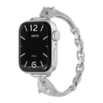 Dây Đeo Đồng Hồ Đầu Báo Đốm Đính Zircon Mạ Đồng, Dành Cho Apple Watch 46mm / 49mm / 45mm / 44mm, Dành Cho Apple Watch 42mm / 41mm / 40mm / 38mm