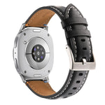 Dây đồng hồ da thật may chỉ, Dành cho Samsung Galaxy Watch8 / Watch8 Classic
