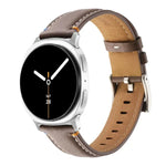Dây đồng hồ da thật may chỉ, Dành cho Samsung Galaxy Watch8 / Watch8 Classic