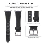 Dây đồng hồ da hai mặt họa tiết vân vải quả vải, Dành cho Samsung Galaxy Watch8 / Watch8 Classic