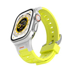 Dây Đeo Đồng Hồ Silicone Màu Sắc Khớp Kim Loại Pioneer, Dành Cho Apple Watch 46mm / 49mm / 45mm / 44mm, Dành Cho Apple Watch 42mm / 41mm / 40mm / 38mm