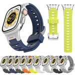 Dây Đeo Đồng Hồ Silicone Màu Sắc Khớp Kim Loại Pioneer, Dành Cho Apple Watch 46mm / 49mm / 45mm / 44mm, Dành Cho Apple Watch 42mm / 41mm / 40mm / 38mm
