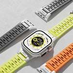 Dây Đeo Đồng Hồ Silicone Màu Sắc Khớp Kim Loại Pioneer, Dành Cho Apple Watch 46mm / 49mm / 45mm / 44mm, Dành Cho Apple Watch 42mm / 41mm / 40mm / 38mm