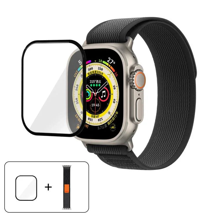 Dây Đeo Đồng Hồ Nylon Wild Path Loop Với Màng Cong 3D, Dành Cho Apple Watch Series 10 46mm, Dành Cho Apple Watch Series 10 42mm, Dành Cho Apple Watch 6 / 5 / 4 / SE 44mm