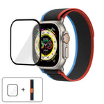 Dây Đeo Đồng Hồ Nylon Wild Path Loop Với Màng Cong 3D, Dành Cho Apple Watch 6 / 5 / 4 / SE 40mm, Dành Cho Apple Watch Ultra / 2 49mm, Dành Cho Apple Watch Series 9 / 8 / 7 45mm