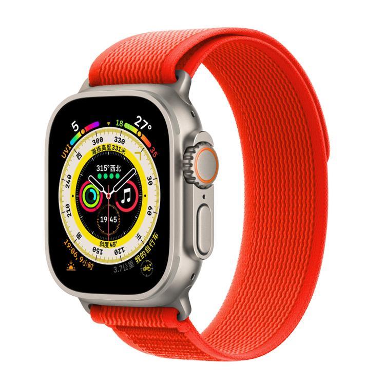 Dây Đeo Đồng Hồ Nylon Wild Path Loop Với Màng Cong 3D, Dành Cho Apple Watch Series 9 / 8 / 7 41mm, Dành Cho Apple Watch 3 / 2 / 1 38mm, Dành Cho Apple Watch 3 / 2 / 1 42mm