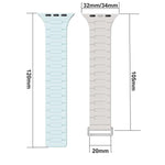 Dây Đeo Đồng Hồ Silicone Từ Tính Hình Chữ I, Dành Cho Apple Watch 46mm / 49mm / 45mm / 44mm, Dành Cho Apple Watch 42mm / 41mm / 40mm / 38mm
