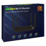 Thiết bị chia sẻ internet văn phòng gia đình WIFI 5G LTE 4G Router 300Mbps điểm phát sóng không dây, Trắng, Đen