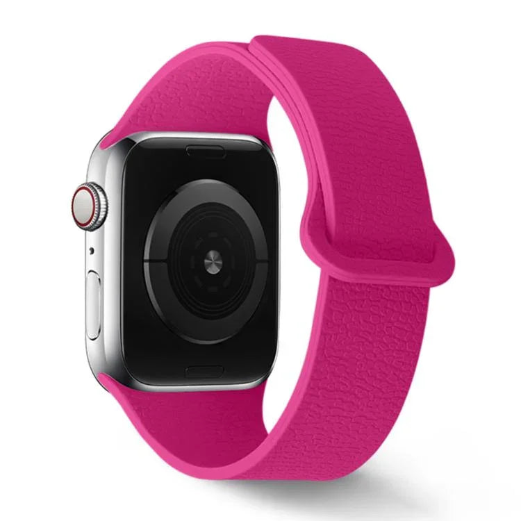 Dây Đeo Đồng Hồ Silicone Vòng Từ Tính Họa Tiết Vải Vải, Dành Cho Apple Watch 46mm / 49mm / 45mm / 44mm, Dành Cho Apple Watch 42mm / 41mm / 40mm / 38mm