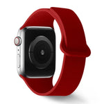 Dây Đeo Đồng Hồ Silicone Vòng Từ Tính Họa Tiết Vải Vải, Dành Cho Apple Watch 46mm / 49mm / 45mm / 44mm, Dành Cho Apple Watch 42mm / 41mm / 40mm / 38mm