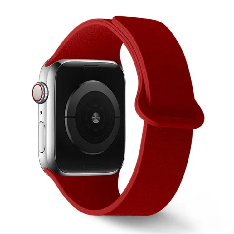 Dây Đeo Đồng Hồ Silicone Vòng Từ Tính Họa Tiết Vải Vải, Dành Cho Apple Watch 46mm / 49mm / 45mm / 44mm, Dành Cho Apple Watch 42mm / 41mm / 40mm / 38mm