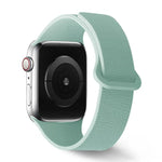 Dây Đeo Đồng Hồ Silicone Vòng Từ Tính Họa Tiết Vải Vải, Dành Cho Apple Watch 46mm / 49mm / 45mm / 44mm, Dành Cho Apple Watch 42mm / 41mm / 40mm / 38mm