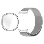 Dây đồng hồ kim loại từ tính Milanese kèm ốp bảo vệ TPU toàn diện, Dành cho Samsung Galaxy Watch8 44mm, Dành cho Samsung Galaxy Watch8 40mm