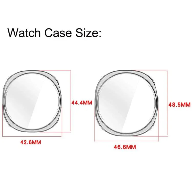 Dây đồng hồ kim loại từ tính Milanese kèm ốp bảo vệ TPU toàn diện, Dành cho Samsung Galaxy Watch8 44mm, Dành cho Samsung Galaxy Watch8 40mm